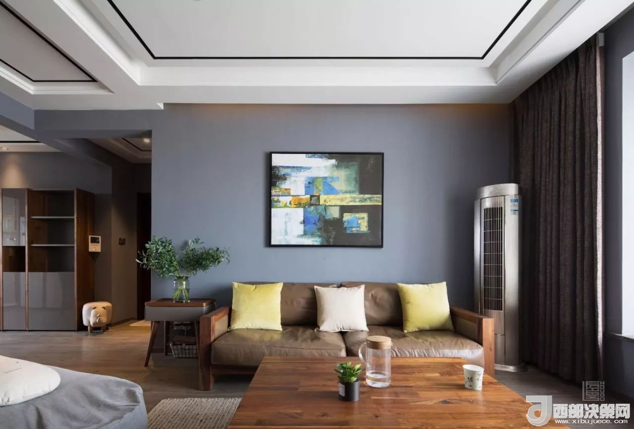 沙發(fā)背景墻選對(duì)裝飾畫，才能美了整個(gè)客廳空間！