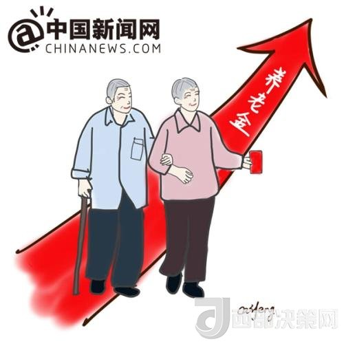 漫畫：養(yǎng)老金迎“14連漲”。 作者：王珊珊