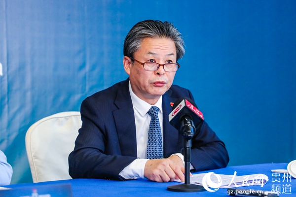 中國-東盟中心秘書長陳德海。吳少飛 攝