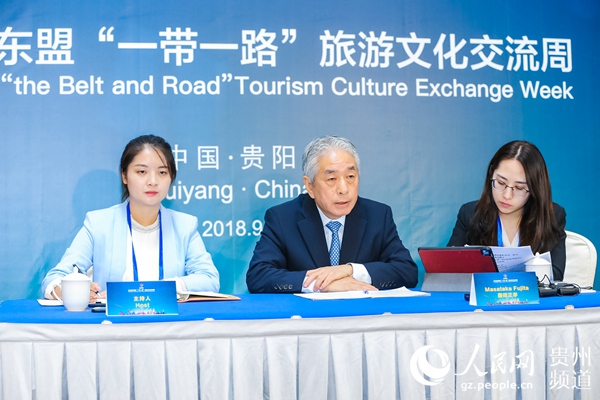 日本—東盟中心秘書長藤田正。孫一銘 攝