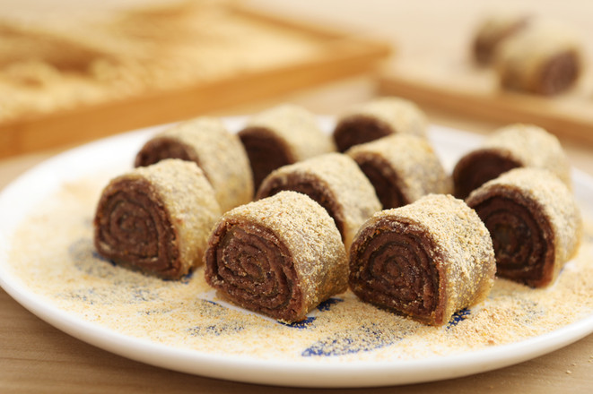 簡(jiǎn)單幾步做一份傳統(tǒng)小吃——驢打滾成品圖