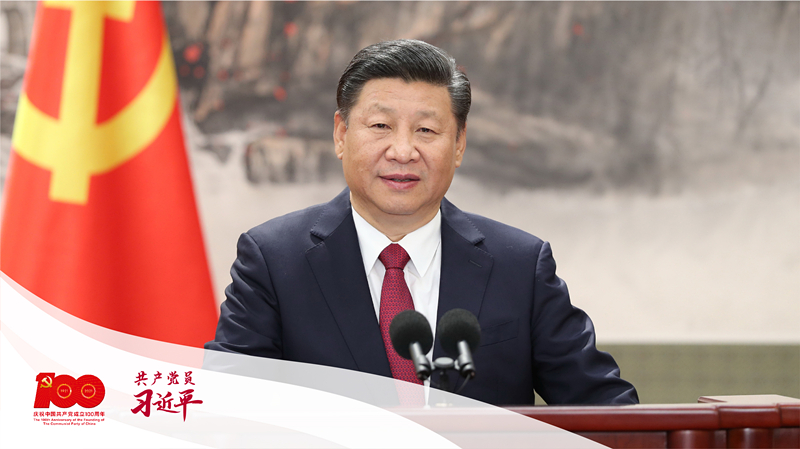 2017年10月25日，習(xí)近平等十九屆中共中央政治局常委同中外記者見面。這是習(xí)近平發(fā)表重要講話。