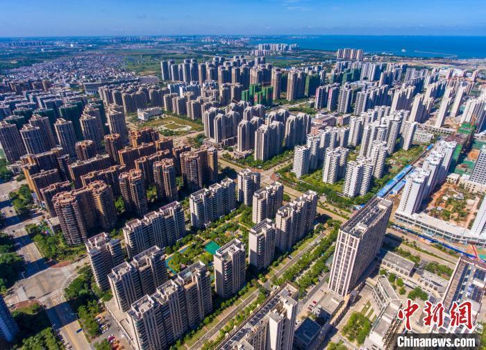 資料圖：航拍某房地產(chǎn)項目。 駱云飛 攝